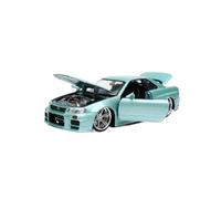 SCVWKAJA Véhicule Réplique Fidèle De Voiture 1:24 for Brian Skyline GT-R R34 Alliage Voiture Moulé sous Pression Véhicules Métal Voiture Modèle Simulation Collection Véhicules à Moteur