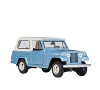 SCVWKAJA Véhicule Réplique Fidèle De Voiture 1:24 for Jeep Jeepster 1967 Collection De Voitures Classiques Rétro Vintage Ornements Modèle De Voiture Statique De Luxe Véhicules à Moteur(Blue)