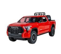 SCVWKAJA Véhicule Réplique Fidèle De Voiture 1:24 for Le Modèle De Voiture Simulé Toyota Tundra avec Retrait, Peut Être Utilisé comme Décoration Maison Ou De Bureau Véhicules à Moteur(Red)