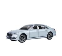 SCVWKAJA Véhicule Réplique Fidèle De Voiture 1:24 for Mercedes-Benz S400L Modèle De Voiture Simulé avec Retrait Peut Être Utilisé comme Décoration De Maison Ou Bureau Véhicules à Moteur(White)