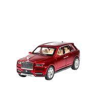 SCVWKAJA Véhicule Réplique Fidèle De Voiture 1:24 for Rolls Royce Modèle De Voiture Simulé avec Retrait Peut Être Utilisé comme Décoration De Maison Ou De Bureau Véhicules à Moteur(Red)