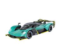 SCVWKAJA Véhicule Réplique Fidèle De Voiture 1:24 pour Aston Martin Valkyrie Miniature De Voiture Classique en Alliage Ornements en Métal Collection Hobby Véhicules à Moteur(Green)