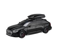 SCVWKAJA Véhicule Réplique Fidèle De Voiture 1:24 pour Audi RS6 Mini Modèle De Voiture De Sport en Métal Simulation De Voiture De Collection Édition Limitée Véhicules à Moteur(Black)