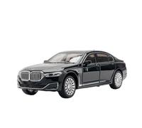 SCVWKAJA Véhicule Réplique Fidèle De Voiture 1:24 pour BMW The 7 760LI Alliage Moulé sous Pression Super Voiture De Sport Modèle Collection Ornements Décoration Véhicules à Moteur(Black)
