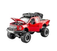 SCVWKAJA Véhicule Réplique Fidèle De Voiture 1:24 pour Cruiser SUV Alliage Moulé sous Pression Super Sports Car Modèle Collection Ornements Décoration Véhicules à Moteur(Red)