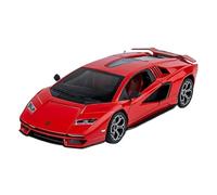 SCVWKAJA Véhicule Réplique Fidèle De Voiture 1:24 pour Lamborghini Countach Modèle De Voiture De Sport Statique en Alliage Moulé sous Pression Décoration De Bureau Véhicules à Moteur(Red)