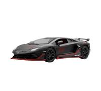 SCVWKAJA Véhicule Réplique Fidèle De Voiture 1:24 pour Lamborghini SVJ 63 Modèle Voiture De Luxe en Alliage Simulation Collection Modèles Voitures Statiques en Métal Véhicules à Moteur(Black)