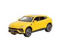 SCVWKAJA Véhicule Réplique Fidèle De Voiture 1:24 pour Lamborghini Urus Bison Mini-Voiture Sport Statique en Alliage, Collection De Décorations Artisanales en Métal Véhicules à Moteur(Yellow)