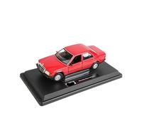 SCVWKAJA Véhicule Réplique Fidèle De Voiture 1:24 pour Mercedes-Benz 190 E Artisanat du Métal pour Créer des Ornements Décoratifs Statiques pour Les Voitures Miniatures Véhicules à Moteur(Red)