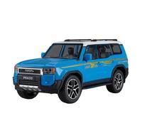 SCVWKAJA Véhicule Réplique Fidèle De Voiture 1:24 pour Toyota Prado Cruiser Modèle Voiture Classique Alliage Moulé sous Pression Modèle Véhicule Statique Collection Véhicules à Moteur(Blue a)