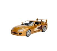 SCVWKAJA Véhicule Réplique Fidèle De Voiture 1:24 pour Toyota Supra 1995 Simulation Voiture en Alliage Métallique Modèle De Voiture Ornements Collection D'affichage Véhicules à Moteur(Orange)