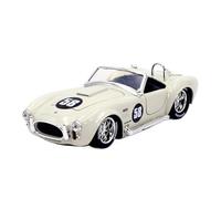 SCVWKAJA Véhicule Réplique Fidèle De Voiture 1:24 Shelby 427 Cobra S/C 1965 Simulation Moulé sous Pression Voiture en Alliage Métallique Modèle Collection Édition Limitée Véhicules à Moteur(Beige)