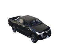 SCVWKAJA Véhicule Réplique Fidèle De Voiture 1:27 for Toyota Hilux Hobby Collection Modèle De Voiture Ornements Échelle Classique Alliage Pick-up Véhicules à Moteur(Black)