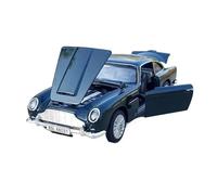 SCVWKAJA Véhicule Réplique Fidèle De Voiture 1:32 pour Aston Martin DB5 Souvenir Pull Back Alliage Métal Modèle De Voiture Classique Ornements De Collection Véhicules à Moteur(Black)