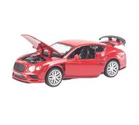 SCVWKAJA Véhicule Réplique Fidèle De Voiture 1:32 pour Bentley Continental Collection De Modèles De Voitures en Alliage Métallique Ornements Décoratifs Statiques Véhicules à Moteur(Red)
