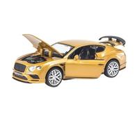 SCVWKAJA Véhicule Réplique Fidèle De Voiture 1:32 pour Bentley Continental Modèle Voiture Simulation Moulé sous Pression La Porte Peut Être Ouverte Collection Loisirs Véhicules à Moteur(Yellow)