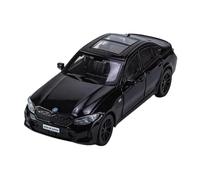 SCVWKAJA Véhicule Réplique Fidèle De Voiture 1:32 pour BMW 320i The 3 2023 Voiture Luxe en Alliage Métal Modèle Voiture Collection La Porte Voiture Peut Être Ouverte Véhicules à Moteur(Black)