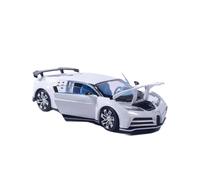SCVWKAJA Véhicule Réplique Fidèle De Voiture 1:32 pour Bugatti EB110 Modèle De Voiture De Simulation Modèle en Alliage Collection Ornements Exposition Souvenir Véhicules à Moteur(White)
