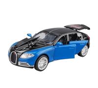 SCVWKAJA Véhicule Réplique Fidèle De Voiture 1:32 pour Bugatti Galibier Modèle Voiture Simulation Moulé sous Pression La Porte Peut Être Ouverte Collection Loisirs Véhicules à Moteur(Blue)