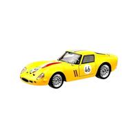 SCVWKAJA Véhicule Réplique Fidèle De Voiture 1:32 pour Ferrari 250 GTO Collection De Modèles De Voitures Statiques en Alliage Décorations De Simulation en Métal Véhicules à Moteur(Yellow)