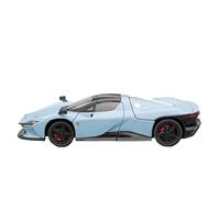 SCVWKAJA Véhicule Réplique Fidèle De Voiture 1:32 pour Ferrari Daytona SP3 Modèle De Voiture en Alliage Zinc Simulation Métal Artisanat Bureau Collection Ornements Véhicules à Moteur(Blue)