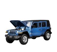 SCVWKAJA Véhicule Réplique Fidèle De Voiture 1:32 pour Jeep Wrangler Super Sports Car Alliage Voiture Moulé sous Pression Miniature Modèle Voiture Échelle Ornements Véhicules à Moteur(Blue)