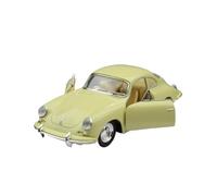 SCVWKAJA Véhicule Réplique Fidèle De Voiture 1:32 pour Porsche 356B Modèle De Voiture De Sport Miniature en Alliage De Métal À L'échelle Véhicules à Moteur(Yellow)