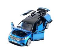 SCVWKAJA Véhicule Réplique Fidèle De Voiture 1:32 pour Range Rover Velar Modèle Voiture Simulation Moulé sous Pression, La Porte Peut Être Ouverte Collection Loisirs Véhicules à Moteur(Blue)