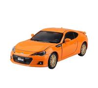 SCVWKAJA Véhicule Réplique Fidèle De Voiture 1:32 pour Subaru BRZ Alliage Moulé sous Pression Échelle Statique Modèle De Voiture Meubles en Métal Ornements Véhicules à Moteur(Orange)