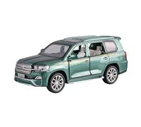 SCVWKAJA Véhicule Réplique Fidèle De Voiture 1:32 pour Toyota Land Cruiser Maquette Voiture en Métal Véhicule Luxe en Alliage Soigneusement Conçu Ornements Tendance Véhicules à Moteur(Green)