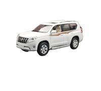 SCVWKAJA Véhicule Réplique Fidèle De Voiture 1:32 pour Toyota Land Cruiser Sports Modèle Voiture Miniature en Alliage Moulé sous Pression Série De Portes Ouvrables Véhicules à Moteur(White)