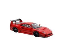 SCVWKAJA Véhicule Réplique Fidèle De Voiture 1:64 pour Ferrari F40 LBWK Maquette De Voiture De Luxe en Alliage Moulé Collection De Modèles Artisanaux Modernes Véhicules à Moteur(Red)