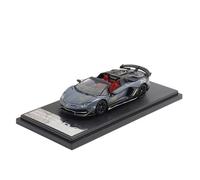 SCVWKAJA Véhicule Réplique Fidèle De Voiture 1:64 pour Lamborghini Aventador Svj63 Réplique Modèle Réduit Voiture en Alliage Collection De Loisirs Décoration De Luxe Véhicules à Moteur(Titanium)