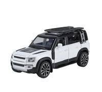 SCVWKAJA Véhicule Réplique Fidèle De Voiture Collection De Modèles De Voitures Statiques en Alliage 1:32 pour Land Rover Defender 110 Ornements Simulation en Métal Véhicules à Moteur(White)