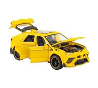 SCVWKAJA Véhicule Réplique Fidèle De Voiture Modèle De Voiture De Simulation en Alliage pour Lamborghini Urus 1:32 Porte Ouvrable Ornements De Bureau Véhicules à Moteur(Yellow)