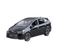 SCVWKAJA Véhicule Réplique Fidèle De Voiture Modèle De Voiture De Sport Moulé sous Pression en Alliage Statique pour Toyota Prius Échelle 1:32 Décoration De Bureau Véhicules à Moteur(Black)