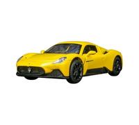 SCVWKAJA Véhicule Réplique Fidèle De Voiture Modèle de Voiture en Alliage Statique à l'échelle 1:33 for Maserati MC20, Ornements Miniatures Modernes en métal Véhicules à Moteur(Yellow)