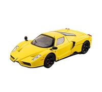 SCVWKAJA Véhicule Réplique Fidèle De Voiture Modèle De Voiture Miniature en Alliage Moulé À L'échelle 1:32 for Ferrari Enzo Décoration De Maison en Métal Véhicules à Moteur(Yellow)