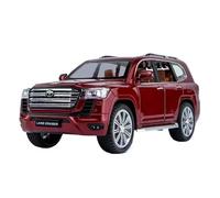 SCVWKAJA Véhicule Réplique Fidèle De Voiture Modèle De Voiture Miniature en Alliage Proportionnel Exquis en Métal pour Toyota Land Cruiser LC300 Échelle 1:24 Véhicules à Moteur(Red)