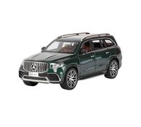 SCVWKAJA Véhicule Réplique Fidèle De Voiture Modèle Réduit De Voiture De Sport en Alliage pour Benz GLS63 AMG Échelle 1:24 Décorations De Collection Véhicules à Moteur(Green)