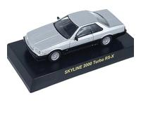 SCVWKAJA Véhicule Réplique Fidèle De Voiture Modèle Réduit Voiture en Alliage Fini À L'échelle 1:64 for Nissan Skyline 2000 Turbo Modèle Statique Décorations Scène Véhicules à Moteur