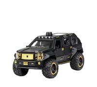 SCVWKAJA Véhicule Réplique Fidèle De Voiture Modèle Réduit Voiture en Alliage Métallique Moulé sous Pression À L'échelle 1:24 George Patton À Tirer Et À Collectionner Véhicules à Moteur(Matte Black)