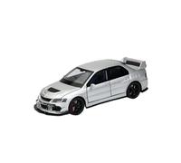 SCVWKAJA Véhicule Réplique Fidèle De Voiture Modèle Réduit Voiture en Alliage Moulé sous Pression pour Mitsubishi Lancer Evolution Échelle 1:32 Décorations Loisirs Véhicules à Moteur(Silver)