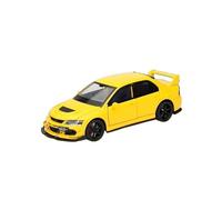 SCVWKAJA Véhicule Réplique Fidèle De Voiture Modèle Réduit Voiture en Alliage Moulé sous Pression pour Mitsubishi Lancer Evolution Échelle 1:32 Décorations Loisirs Véhicules à Moteur(Yellow)