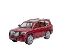 SCVWKAJA Véhicule Réplique Fidèle De Voiture Modèle Réduit Voiture Sport en Alliage Métallique pour Toyota Land Cruiser LC300 Échelle 1:24 Pouvant Être Ouvert Et Fermé Véhicules à Moteur(Red)