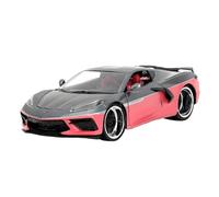 SCVWKAJA Véhicule Réplique Fidèle De Voiture Modèle Réduit Voiture Sport pour Chevrolet Corvette 2020 en Alliage À L'échelle 1:24 Collection De Mini-décorations Véhicules à Moteur