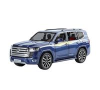 SCVWKAJA Véhicule Réplique Fidèle De Voiture Modèle Réduit Voiture Tout-Terrain en Alliage Moulé sous Pression Échelle 1/24 pour Toyota Land Cruiser LC300 Décoration Véhicules à Moteur(Blue)