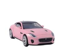 SCVWKAJA Véhicule Réplique Fidèle De Voiture Modèle Voiture De Simulation for Jaguar F-Type À L'échelle 1:32 en Alliage Collection Ornements Exposition De Souvenirs Véhicules à Moteur(Pink)