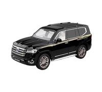 SCVWKAJA Véhicule Réplique Fidèle De Voiture Modèle Voiture en Alliage À L'échelle 1:18 pour Toyota Land Cruiser LC300 Simulation Conception Modèle en Métal Collection Véhicules à Moteur(Black)