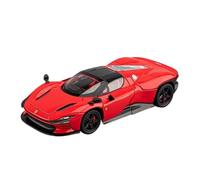 SCVWKAJA Véhicule Réplique Fidèle De Voiture Modèle Voiture en Alliage Statique À L'échelle 1:32 for Ferrari Daytona SP3 Ameublement Maison en Métal Objet Collection Véhicules à Moteur(Red)
